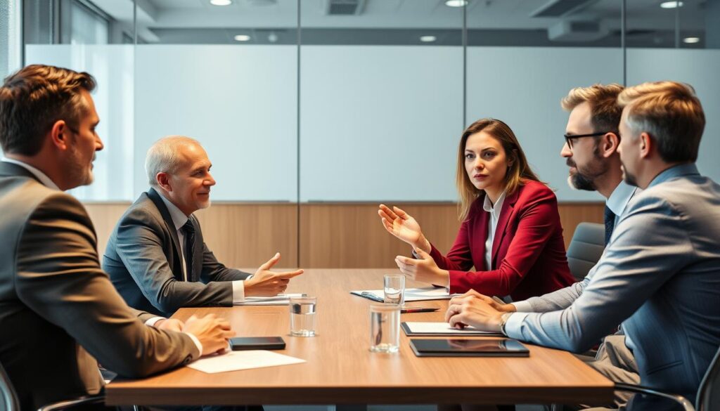Business broker overcoming challenges during a complex negotiation